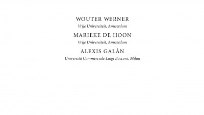 THE LAW OF INTERNATIONAL LAWYERS BY WOUTER WERNER, MARIEKE DE HOON AND ALEXIS GALÁN