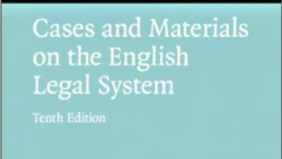 Cases and Materials on the English Legal System - Michael Zander QC