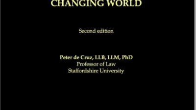 COMPARATIVE LAW IN A CHANGING WORLD (Peter de Cruz, LLB, LLM, PhD)