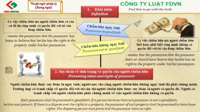 DISTINGUISH BETTWEEN POSESSION IN GOOD FAITH AND POSESSION NOT IN GOOD FAITH