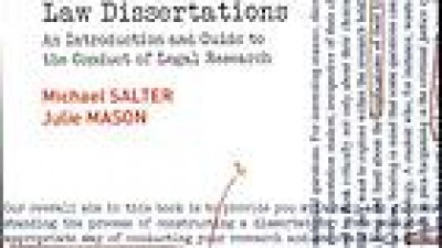  Writing law dissertations : an introduction and guide to the conduct of legal research