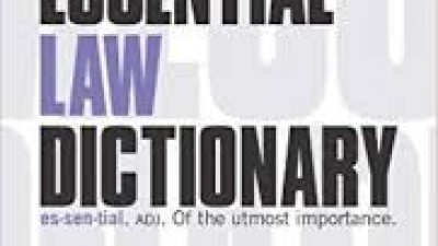 THE ESSENTIAL LAW DICTIONNARY