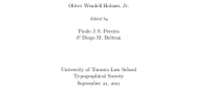 THE COMMON LAW (Paulo J. S. Pereira & Diego M. Beltran)