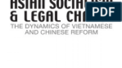 ASIAN SOCIALISM AND LEGAL CHANGE: THE DYNAMICS OF VIETNAMESE AND CHINESE REFORM (John Gillespie & Penelope Nicholson)