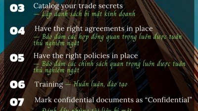 TEN THINGS: TRADE SECRETS AND PROTECTING YOUR COMPANY