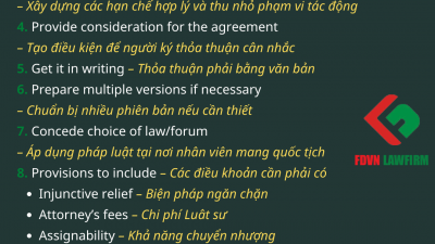 TEN THINGS: DRAFTING AN ENFORCEABLE NON-COMPETE AGREEMENT