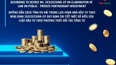 HƯỚNG DẪN CÁCH TÍNH ƯU ĐÃI TRONG LỰA CHỌN NHÀ ĐẦU TƯ THEO NGHỊ ĐỊNH 243/2025//NĐ-CP QUY ĐỊNH CHI TIẾT MỘT SỐ ĐIỀU CỦA LUẬT ĐẦU TƯ THEO PHƯƠNG THỨC ĐỐI TÁC CÔNG TƯ