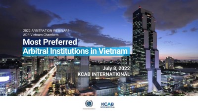 MOST PREFERRED ARBITRAL INSTITUTIONS IN VIETNAM