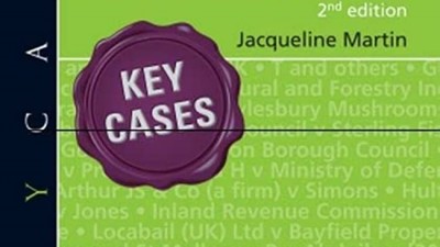 KEY CASES: THE ENGLISH LEGAL SYSTEM – JACQUELINE MARTIN