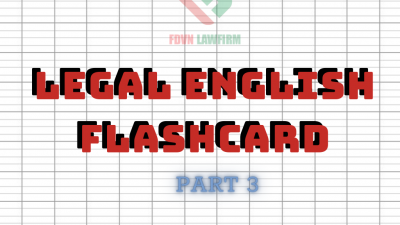 LEGAL ENGLISH FLASHCARD NO.3