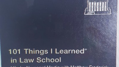 101 things I learned in law school