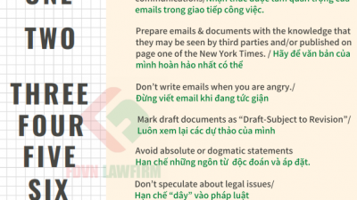 TEN THINGS: TIME FOR A CONVERSATION ABOUT DRAFTING DOCUMENTS AND EMAILS