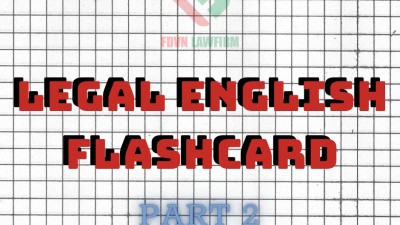LEGAL ENGLISH FLASHCARD NO.2