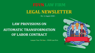LAW PROVISIONS ON AUTOMATIC TRANSFORMATION OF LABOR CONTRACT
