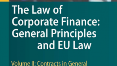 THE LAW OF CORPORATE FINANCE: GENERAL PRINCIPLES AND EU LAW: VOLUME II: CONTRACTS IN GENERAL - PETRI MÄNTYSAARI 