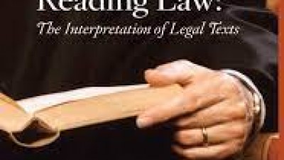 Reading Law The Interpretation of Legal Texts (Antonin Scalia, Bryan A. Garner) 