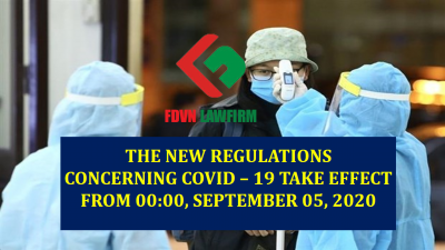 THE NEW REGULATIONS CONCERNING COVID – 19 TAKE EFFECT FROM 00:00, SEPTEMBER 05, 2020