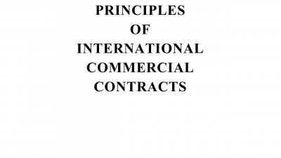 BỘ NGUYÊN TẮC UNIDROIT VỀ HỢP ĐỒNG THƯƠNG MẠI QUỐC TẾ NĂM 1994 / UNIDROIT PRINCIPLES OF INTERNATIONAL COMMERCIAL CONTRACTS 1994