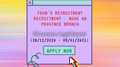RECRUITMENT NOTIFICATION -  FDVN LAW FIRM - NGHE AN BRANCH