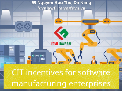 CIT incentives for software manufacturing enterprises