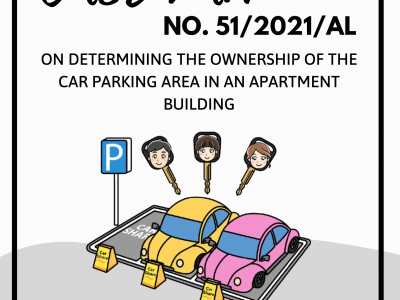 CASE LAW NO.51/2021/AL ON DETERMINING THE OWNERSHIP OF THE CAR PARKING AREA IN AN APARTMENT BUILDING