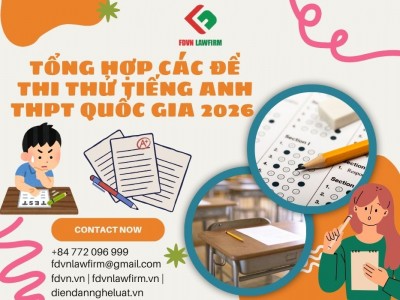 TỔNG HỢP CÁC ĐỀ THI THỬ TIẾNG ANH THPT QUỐC GIA 2026