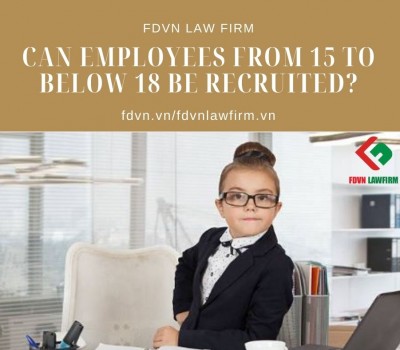 CAN EMPLOYEES FROM 15 TO BELOW 18 BE RECRUITED?