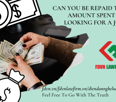 CAN YOU BE REPAID THE AMOUNT SPENT ON LOOKING FOR A JOB?