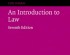 AN INTRODUCTION TO LAW BY PHIL HARRIS