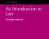 AN INTRODUCTION TO LAW BY PHIL HARRIS
