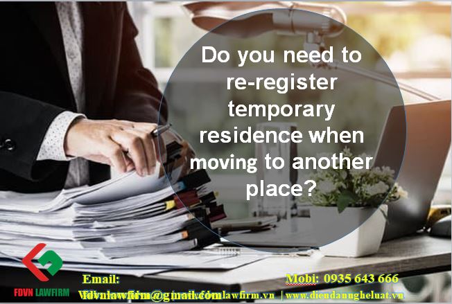 Do you need to re-register temporary residence when moving to another ...