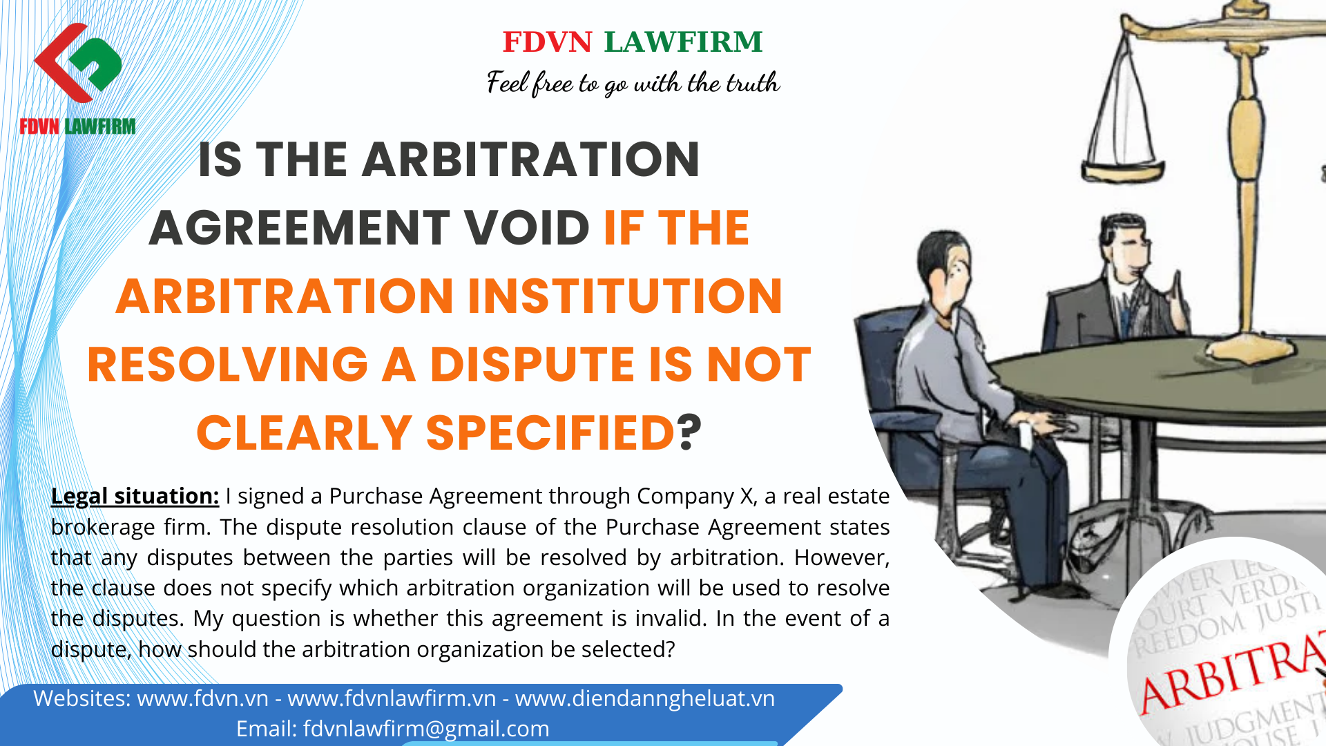 Is the arbitration agreement void if the arbitration institution ...