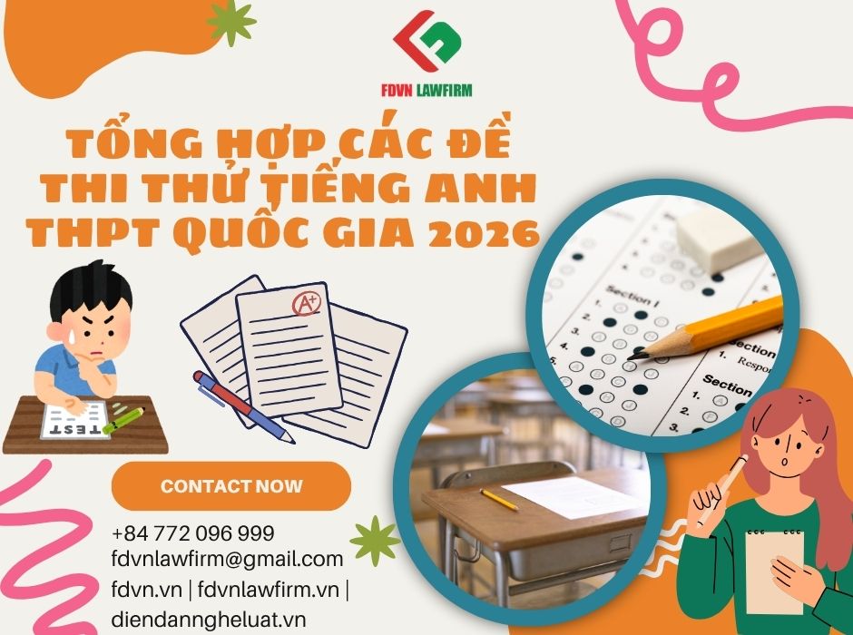 TỔNG HỢP CÁC ĐỀ THI THỬ TIẾNG ANH THPT QUỐC GIA 2026